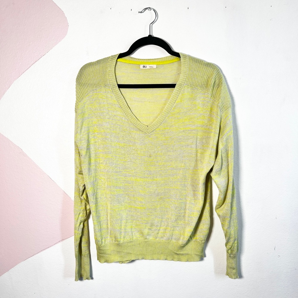 Anthropologie Olva Pullover Sweater Sz Large Boho Festival Vacation